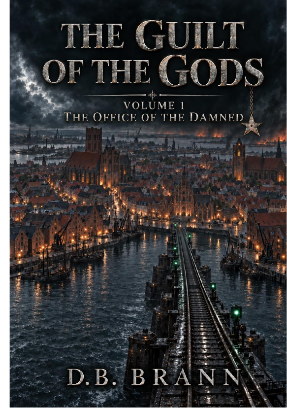 Cover of the English PDF edition The Guilt of the Gods